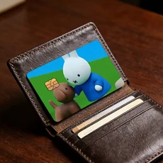만화 토끼 귀여운 M-Miffy n-nijntje 장식 고급 카드 스티커 직불 신용 은행 스킨 커버 선물 학생용, 01 18x13.5CM, 01 z4