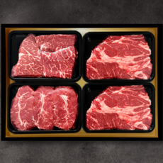 명절선물세트 신선냉장C 초이스등급 800g (살치200g+등심400g+부채살200g), 1개