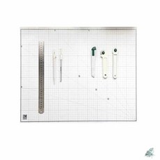 더캔토 칼라커팅매트 A2 화이트그레이 620X450 재단판