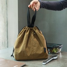 도파밍 보냉백 도시락가방 캠핑 피크닉 보온보냉 가방 10L, 옐로우카키