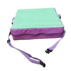 兒童餐椅可調增高坐墊 (高密度海綿), 綠色, 1個