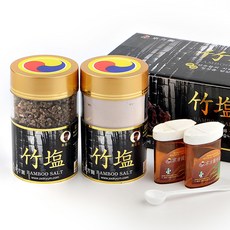 경방원 명품 9회 자죽염 자색 고체+분말 250g 2병, 고체+분말 죽염 500g(250g 2병)