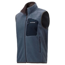 몽벨 MONTBELL 클리마플러스 100 집 베스트 남 SKY BLUE JBWHWMVW032