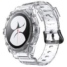 MOHARLAB Galaxy Watch 4、5、Pro、Classic 兼容透明一體式錶帶, 40mm