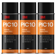 3M 프리미엄 스티커크리너 PIC10/스티커제거제/스티커자국제거제 295G (타르 기름 제거용), 3개