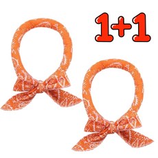 더모은 급속 냉동 쿨링 넥밴드, 2개, 오렌지