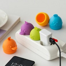 안전용품 국내산 실리콘 콘센트안전커버 멀티탭 덮개 마개, 콘센덮개 펭귄-그린, 콘센덮개 펭귄-그린