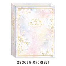 32K 定頁相簿 4x6, SB0035-07（粉紋）