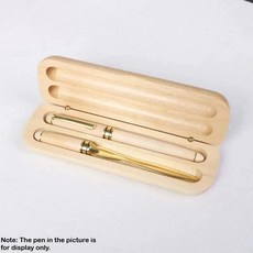 나무 펜 디스플레이 스탠드 케이스 접이식 상자 홀더 볼펜 만년필 학교 사무용품 문구, 1개, 6. Double-Maple Box