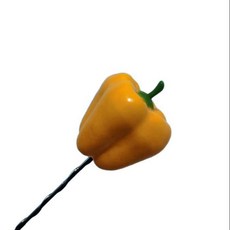 재밌는 자동차 안테나볼 햄버거 핫도그 안테나 악세사리 모닝 레이 스파크 익스테리어, 15. 노란 피망 (안테나X)