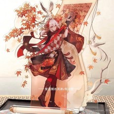 原神週邊楓原萬葉高顔值精緻亞克力立牌，送朋友閨蜜禮物收藏, 1個, 楓原萬葉B款立牌（1個）,需撕膜以實物爲準