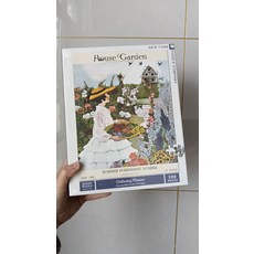New York Puzzle Company 采花姑娘 500片 拼圖, 如圖所示, 1個, 1個