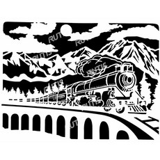 A40-0456 型染版 蝶古巴特 DIY 簍空模板 塗鴉模版 繪畫模版, 1個