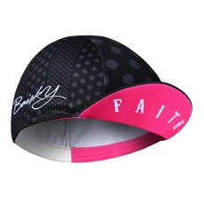 BAISKY 自行車【黑灰】小布帽 紅 百士奇 遮陽 防曬透氣 導汗 排汗 小帽【20011】, 1個