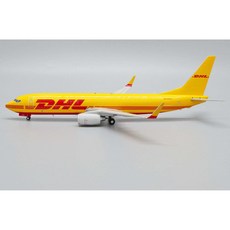 JC Wings 1/200 DHL 波音737-800BDSF N916SC 精緻模型飛機，航空迷收藏首選，完美呈現DHL塗裝細節, 1個
