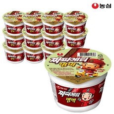 짜파게티범벅 컵라면 미니70g 12개