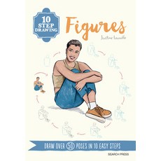 (영문도서) 10 Step Drawing: Figures: Draw Over 50 Poses in 10 Easy Steps Paperback, Search Press, English, 9781800923072