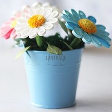 양철 인테리어 다육이화분 미니화분 다육이미니화분 인테리어화분, 블루