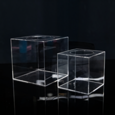 아크릴 응모함, 1개, 투명(15cm*15cm*15cm)