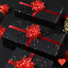 포장용품 꽃별 선물포장 오간자 레드, 레드(c)