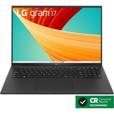 LG 그램 17인치 경량 노트북 인텔 13세대 코어 i7 에보 플랫폼 윈도우 11 홈 32GB RAM 1TB SSD 블랙, LG 그램 17인치 경량 노트북, 인텔 13세대 코어