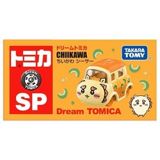 TAKARA TOMY Dream Tomica Chiikawa 汽車模型 收藏玩具 精緻可愛 迷你尺寸, 吉伊卡哇-獅薩, 1個