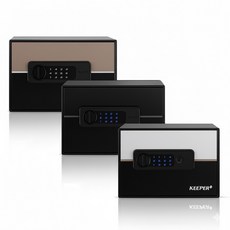 守護者保險箱 家用指紋密碼保險箱 內部雙層空間 三色可選 2535系列 台灣出貨, 2535-AB 霧銀黑