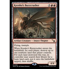 魔法風雲會 Krenko's Buzzcrusher 閃卡, 詳見包裝, Planeswalker Stamp英閃