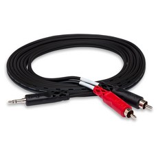 Hosa 스테레오 분기 케이블 3.5mm TRS to RCA Male 15피트, Hosa CMR-215 3.5mm TRS - 듀얼 RC