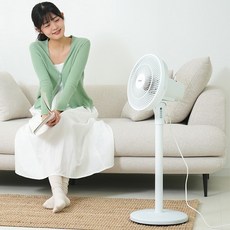 [헤드조작] 한경희 고출력 저소음 5엽날개 스탠드 선풍기, haan-ac550