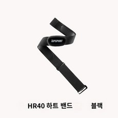 신마백 IGPSPORT 팔뚝 심박계 센서 무선 연동 자전거 런닝용 ANT+ 블루투스 육상, 블랙(HR40스트랩포함)