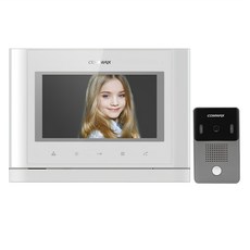COMMAX 模擬可視電話 CAV-77M + 門鈴套裝, CAV-77M(視訊門鈴)+DRC-4Y(對講機)