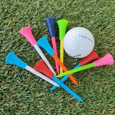 플라스틱 롱티 골프티 15개 1세트판매 라운딩 필드용품, 화이트