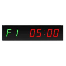 디지털 카운트 다운 체육관 마운트 피트니스 타이머, 블랙 901-LED (청색+적색광)