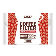 유씨씨 커피필터 여과지 2-4인용, 1개, 100개