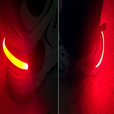 멀티디자인 LED 슈즈 밴드 1P 신발밴드, 레드