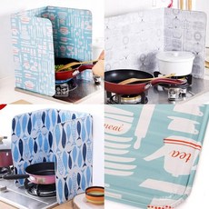 가스렌지 가드 알루미늄 기름튐방지, 1개, 냄비 패턴