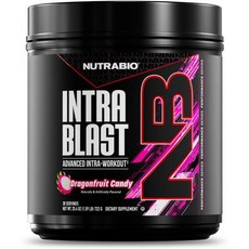 NutraBio Intra Blast Bcaa Powder Amino Acid Supplement Electrolyte & Hydration Blend Intra Pre, Dragon Fruit Candy, 722g