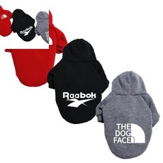 팔땨 펫부심 애견 스포츠 기모 후드 티셔츠 강아지 고양이 겨울 옷 실내착용 기모후드티 반려동물겨울의류, BIG DF 레드-S