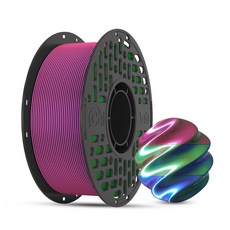 CaiLab 3D 프린터 필라멘트 PLA 실크 투톤 트리톤 멀티컬러 그라데이션 1.75mm 1kg 자연스러운 색상 전환 고품질 실크 질감 쉬운 출력 안정적인 라인 직경 1KG, 레드 그린 블루