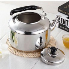 無品牌 304不鏽鋼鳴音燒水壺 大容量特厚煮水壺 電磁爐煤氣爐通用, 1個, 201加厚板材 極速發貨 ,3L直徑14釐米 較小/約2.5公斤水