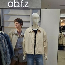 에이비에프지 여성용 카라넥 집업 빅포켓 점퍼 AFZ5ZU31