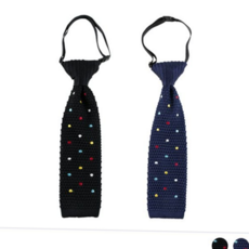 유아 니트 넥타이 일자 도트 어린이 아동 니트 넥타이 코디