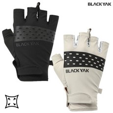 블랙야크 26SS 남성여성공용 스트레치 원단스웨이드 소재의 핑거 루프 알파인하프글러브C 2BYGVMV901, 블랙