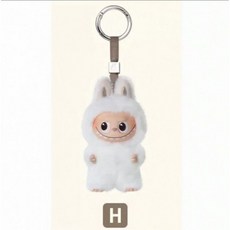 Labubu 4세대 미니 버전 labubu 버블 마트 에나멜 얼굴 봉제 인형 펜던트 블라인드 박스 프로세스, 내마음속 비밀번호 H