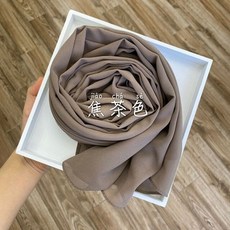 히잡 hijab 여성용 스카프 말레이시아 무슬림 랩 진주 쉬폰 플레인 단색 아랍 적당한 머리 직사각형 긴 숄 175x70cm