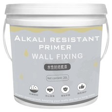 水性封閉底漆 抗鹼牆面修復底漆, 1個, 專用抗堿底漆1公斤約做10平左右,1L