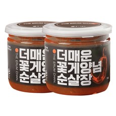 [이룸찬] 더매운 순살 양념게장 300g 순살게장 양념순살장 매운게장, 2개