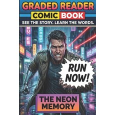(英文圖書)The Neon Memory. LEVEL 1 / LEVEL 2 (ELT Graded Reader): Learn English with Comic... 平裝版, Independently Published, 英文