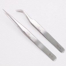 VETUS 비투스 일자 ㄱ자 핀셋 TS-12, 1개